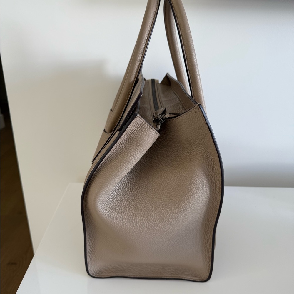 Celine Tan Luggage Bag Grainy Leather Mini - Picture 5 of 12